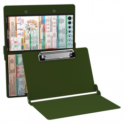 WhiteCoat Clipboard® - Army Green EMT Edition